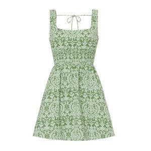 Hill House Home Green Jacquard Cher Dress size M